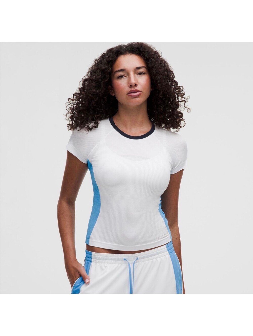 Lululemon Swiftly Tech Short Sleeve 2.0 Race Shirt Size 12 Ocean Wave NWT